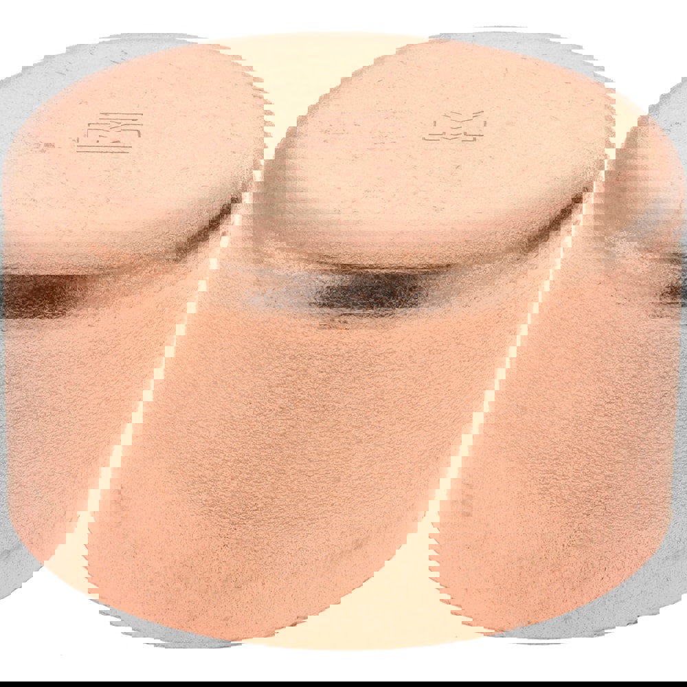 Wrot Copper Pipe End Cap: 2-1/2